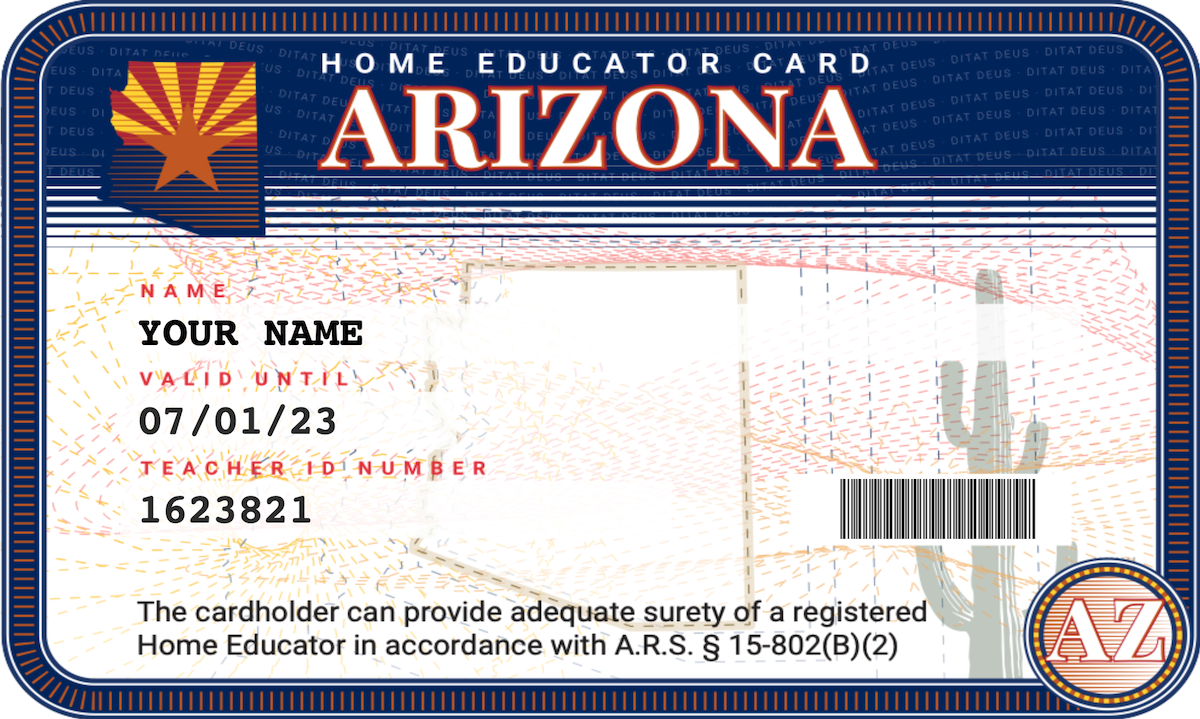 az-homeschool-teacher-id-card